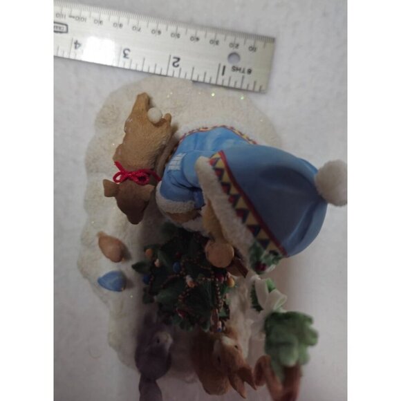 Cherished Teddies Olga Feel The Peace Hold The‎ Joy Share The Love Winter Bear - Picture 12 of 12